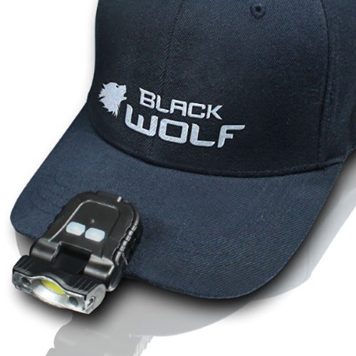 블랙울프 CAP-CS // 자체충전 / 센서 모드 / 캡라이트 / 헤드랜턴 / COB LED / 약110루멘 / 각도조절 / 클립형