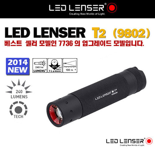 LED LENSER T2/9802 240루멘