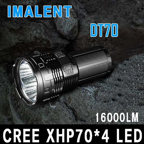 IMALENT DT70 16000루멘 CREE XHP*4 USB충전식 LED/손전등